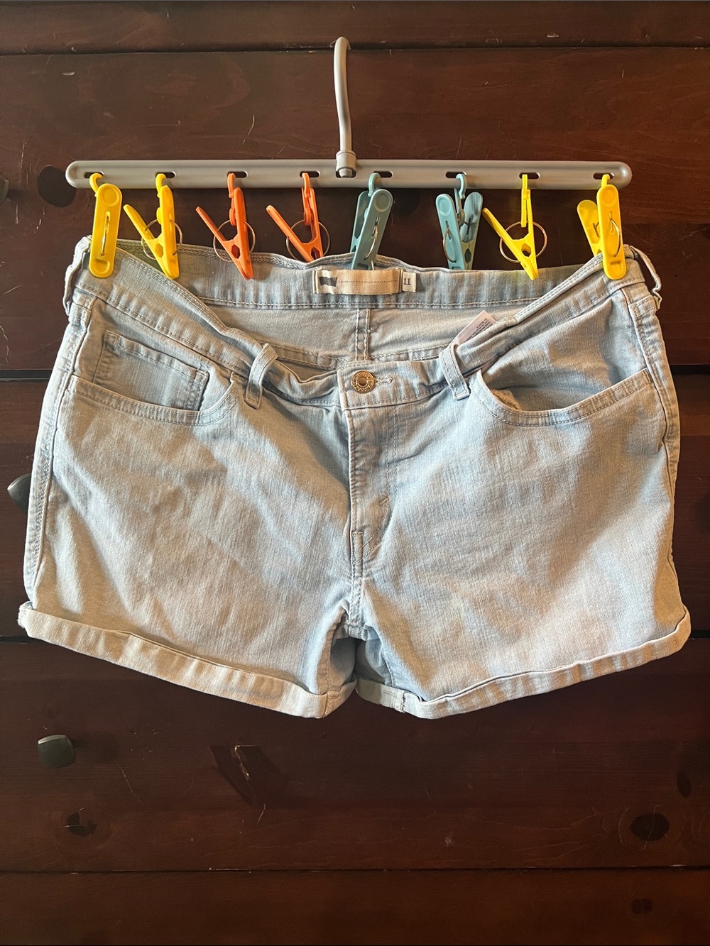 Levi's Light Blue Denim Women's Shorts